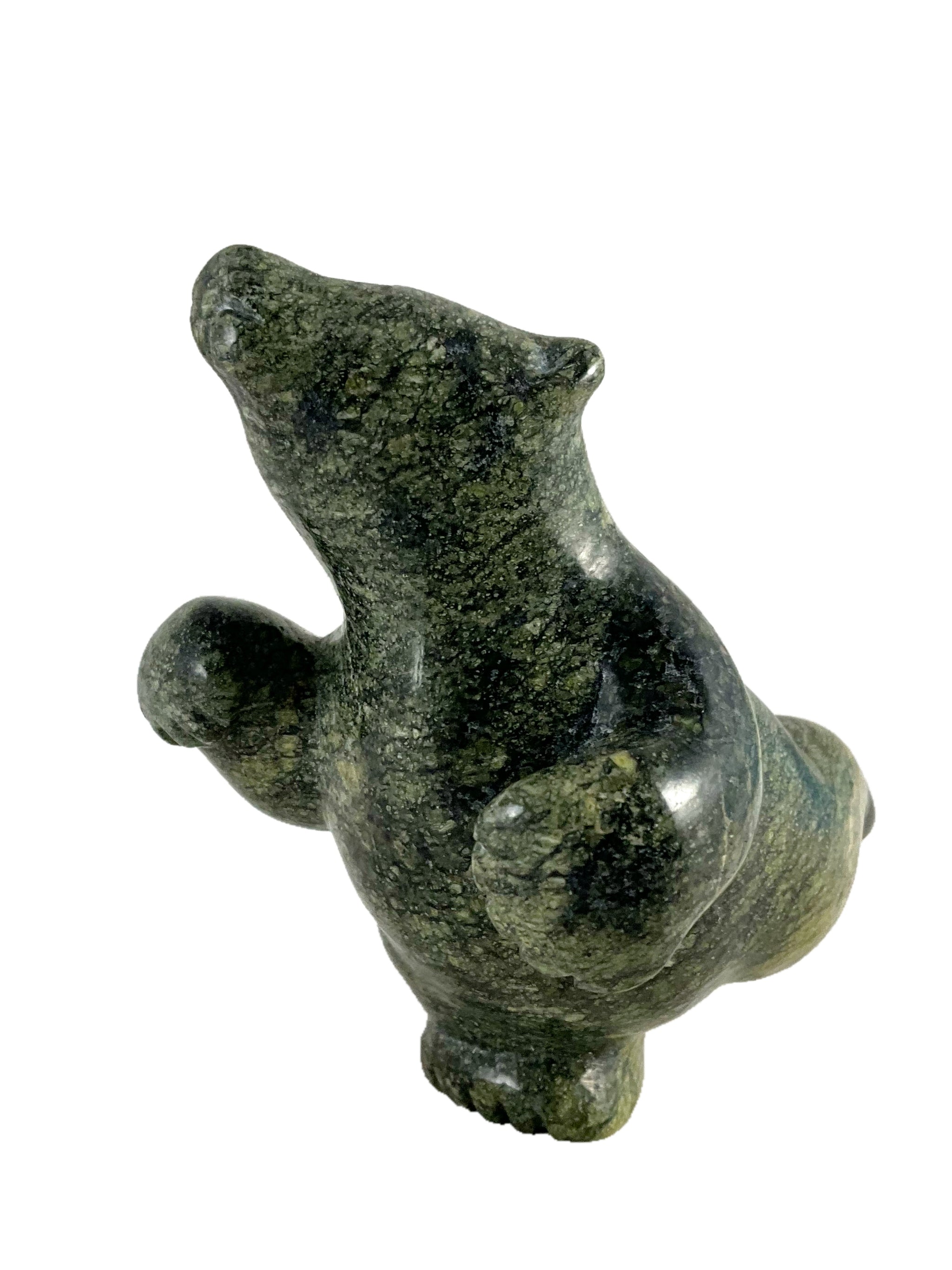 Dancing bear by Markoosie Papigatok