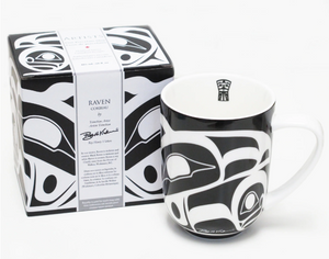 Roy Henry Vickers Raven Porcelain Mug (3x mugs)