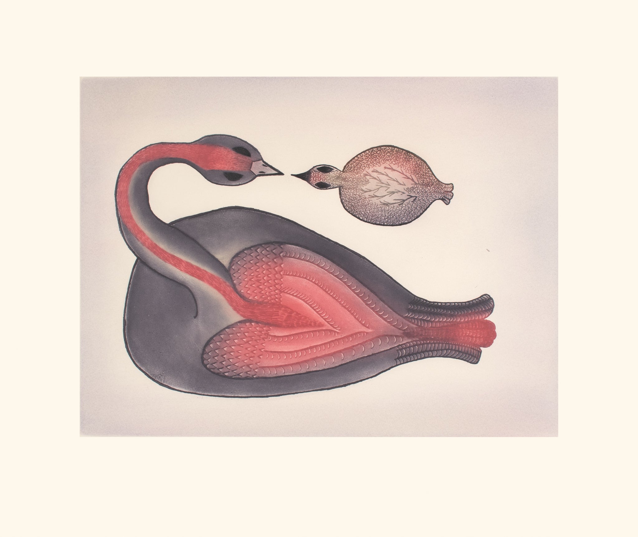 Loving loon by Pee Ashevak