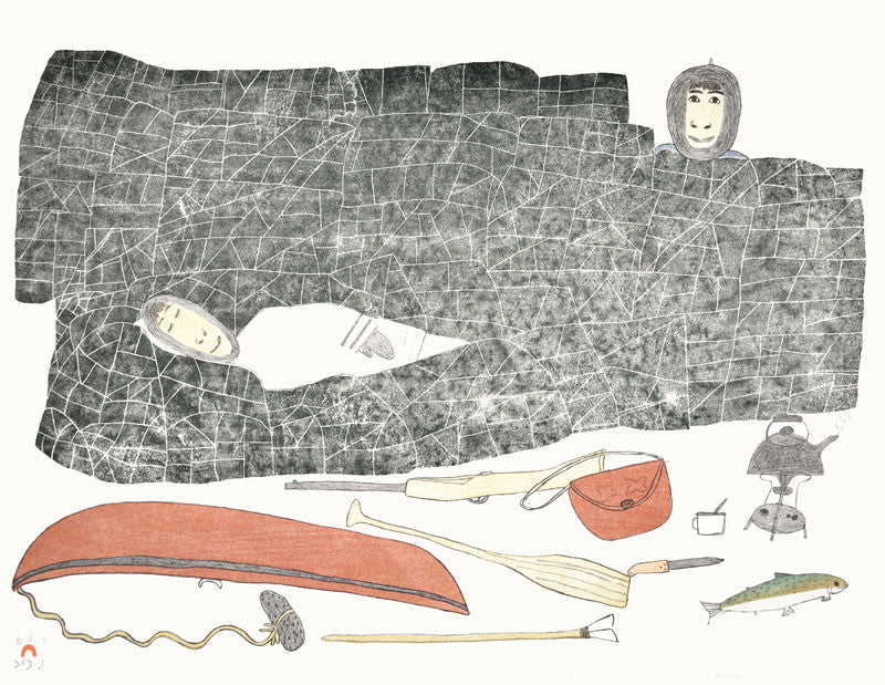 ASLEEP IN THE HILLS von Kakulu Saggiaktok