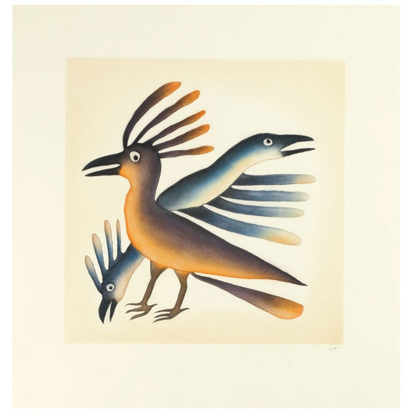 Alerted Birds by Kenojuak Ashevak