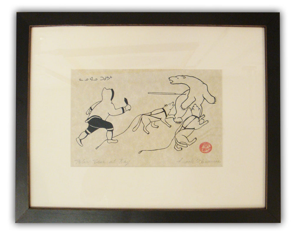 Polar bear at Bay by Enook Manomie