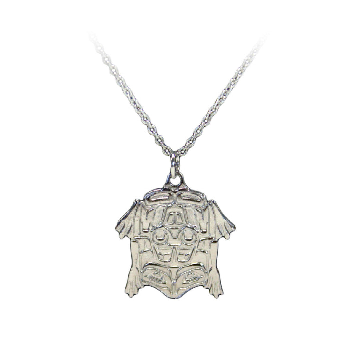 Collier Platine - Grenouille par Corey W. Moraes