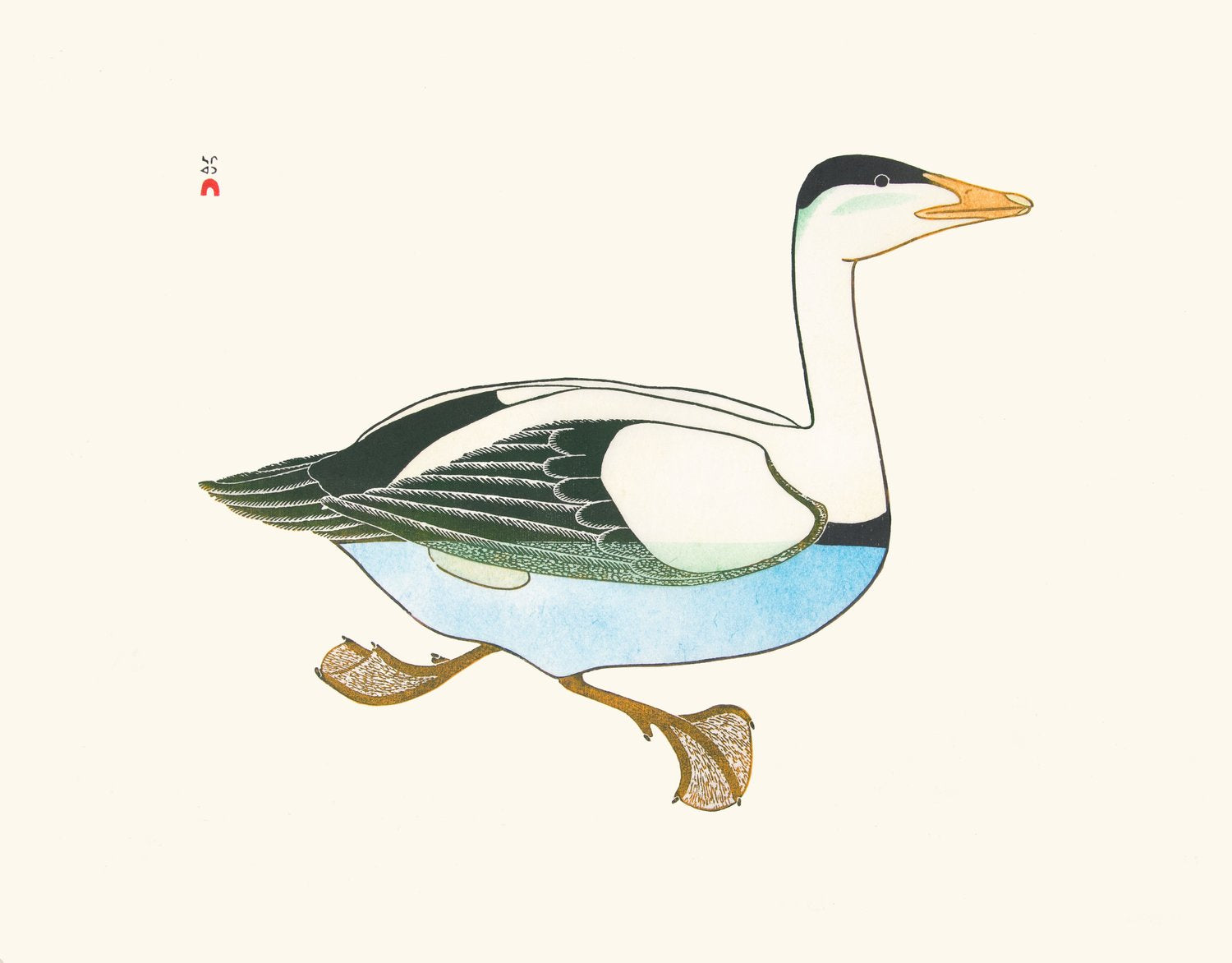 Amauliq auf See von Kananginak Pootoogook