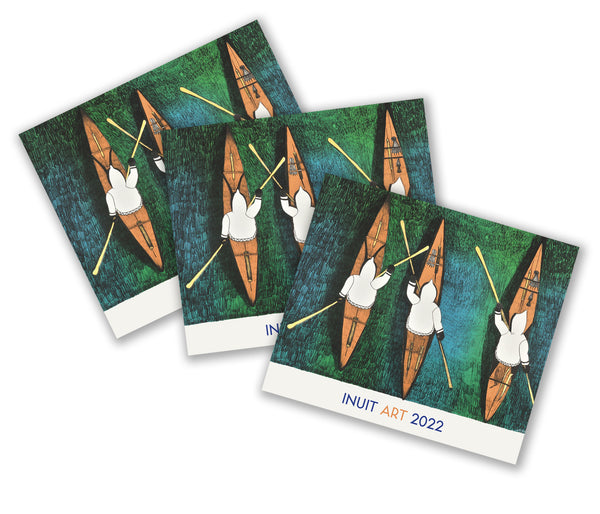 2020 inuit art calendar, Inuit art print,, estampe inuit, inuit print