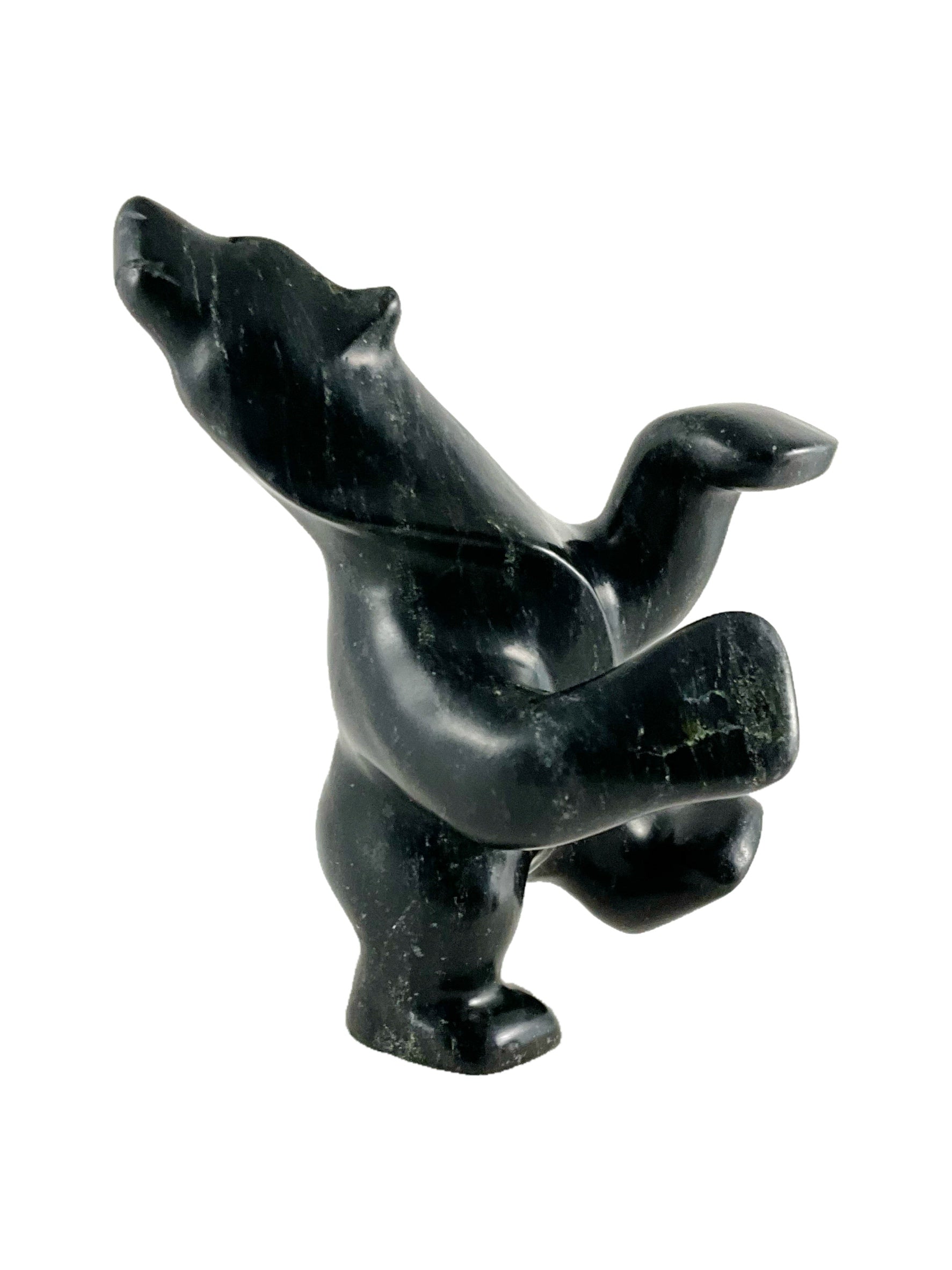 Dancing bear by Ikkidluaq Teevee