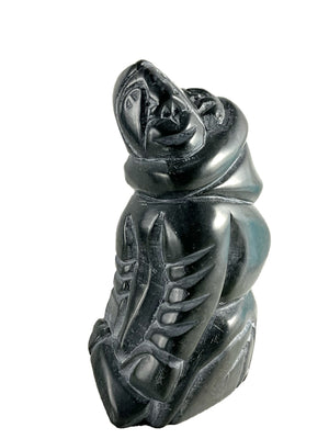 Inuit art mother and child