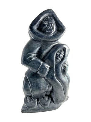 Inuit art mother and child