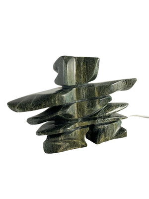 Inukshuk By Isaaq Ohotaq