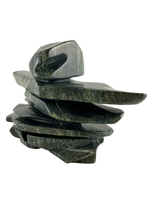 Inukshuk By Isaaq Ohotaq