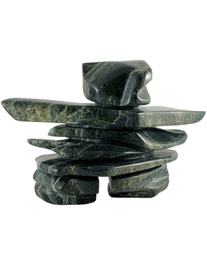 Inukshuk By Isaaq Ohotaq