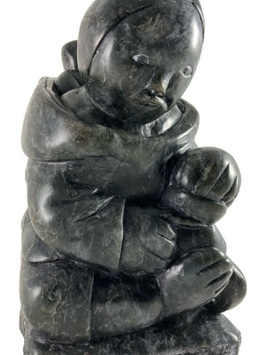 Mother and Child by Samsom Kingalik