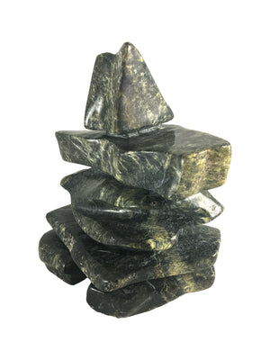 Inukshuk by Isaaq Ohotaq