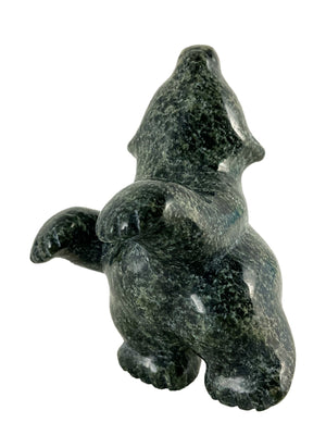Dancing bear by Markoosie Papigatok