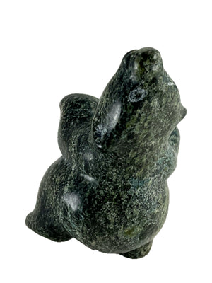 Dancing bear by Markoosie Papigatok