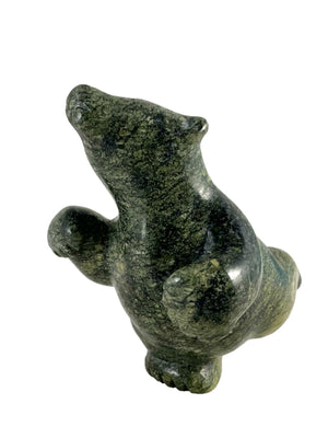 Dancing bear by Markoosie Papigatok