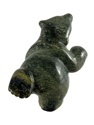Dancing bear by Markoosie Papigatok