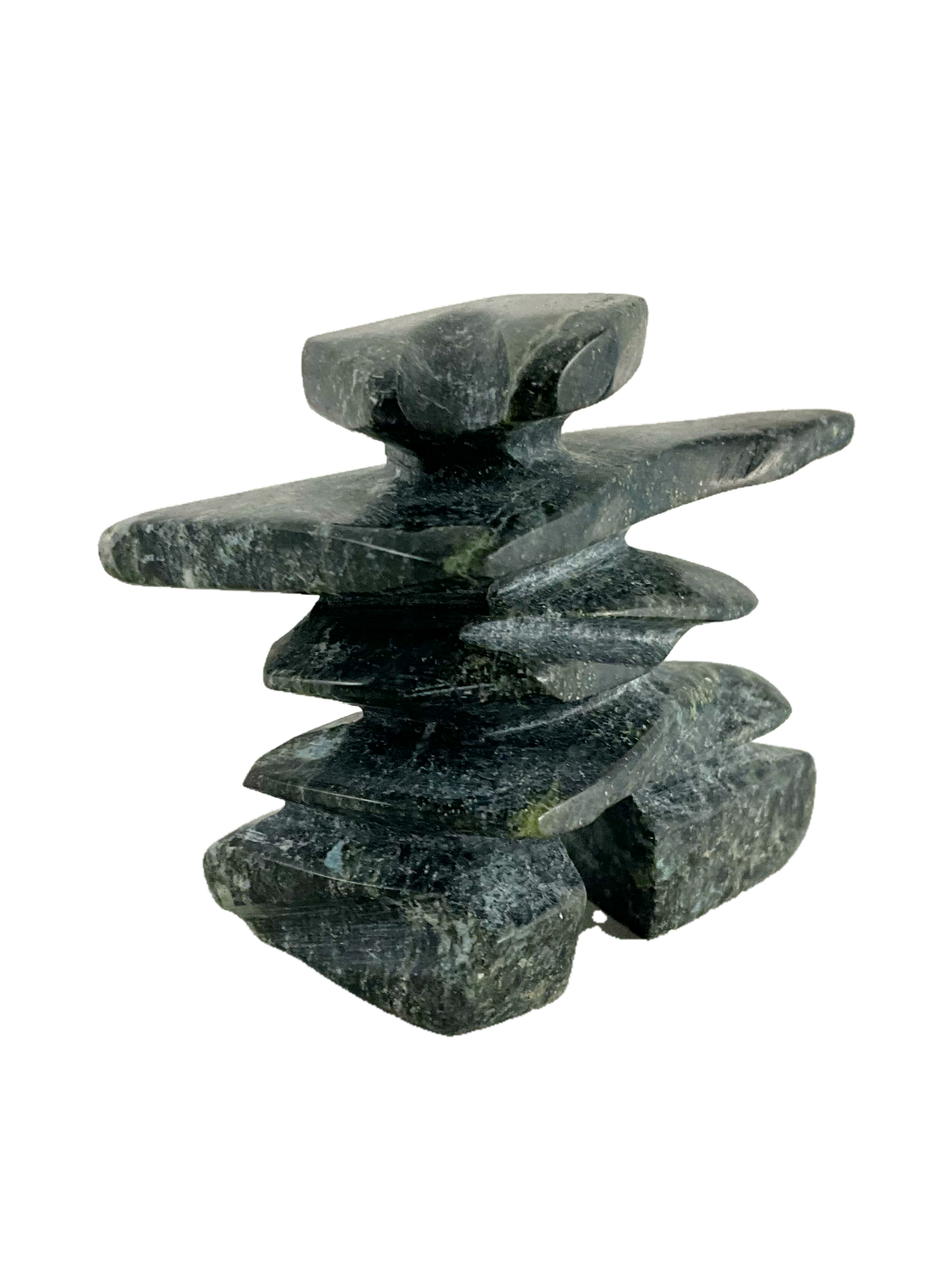 Inukshuk by Isaaq Ohotaq