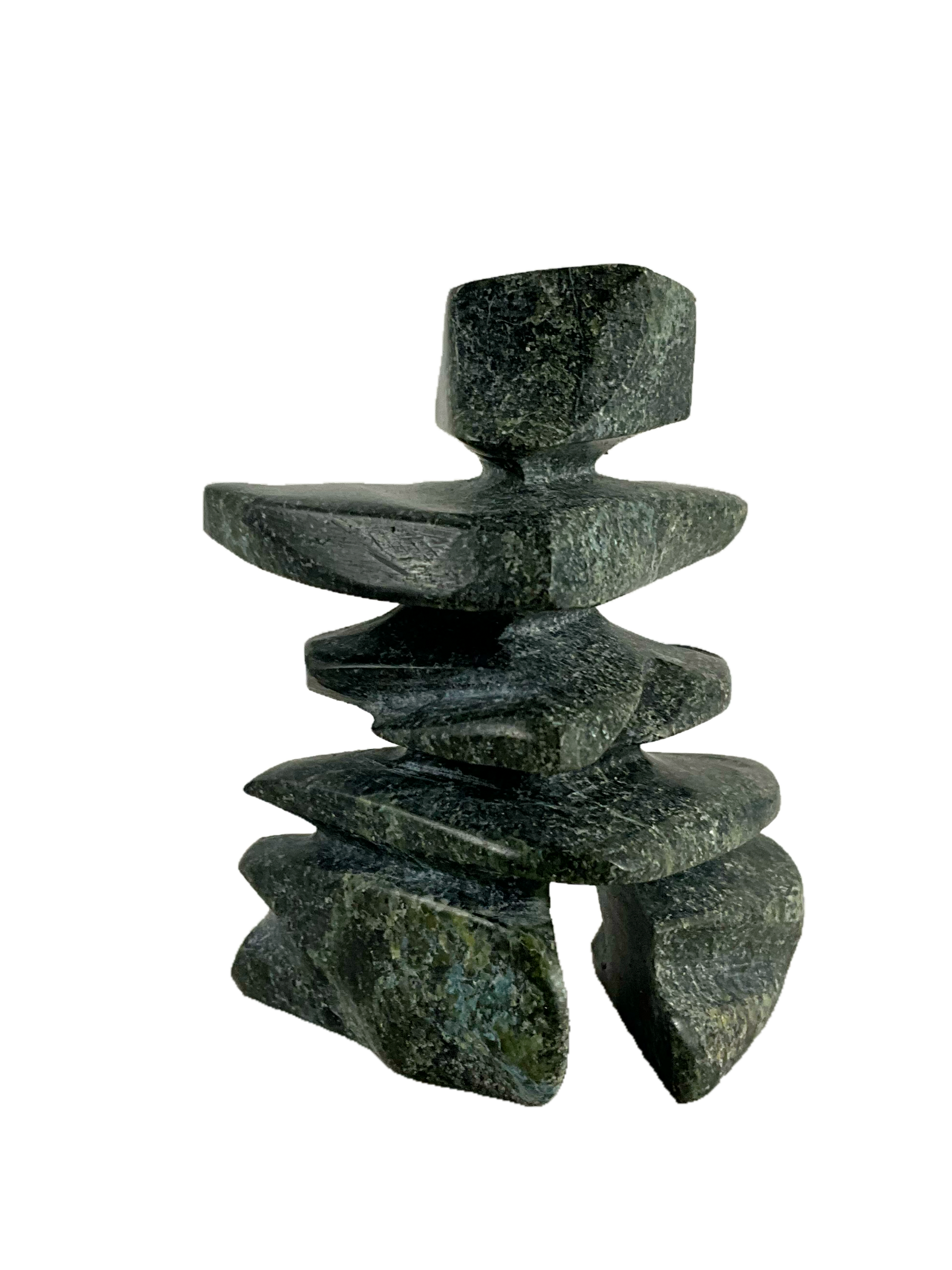 Inukshuk by Isaaq Ohotaq