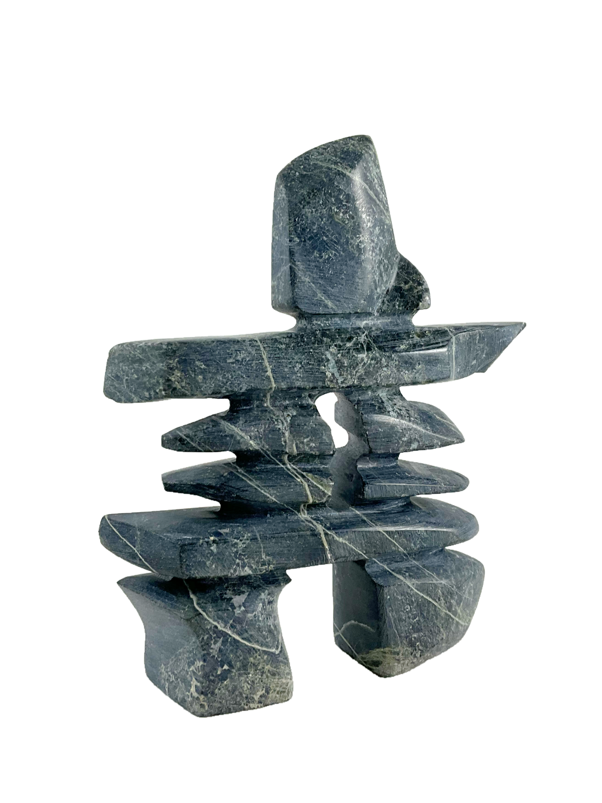 Inukshuk by Isaaq Ohotaq