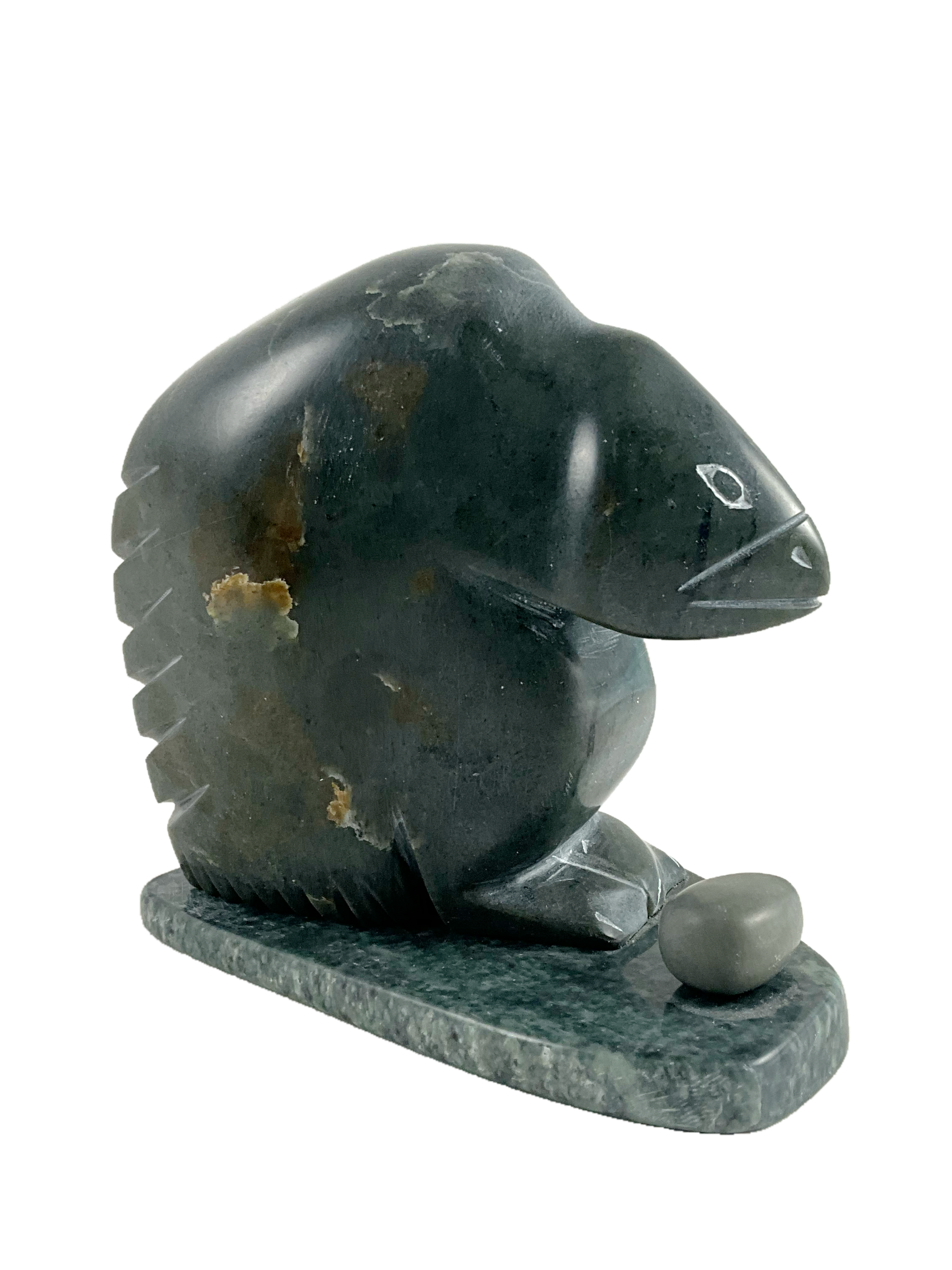 Bird protecting egg by Timothy Aculiak