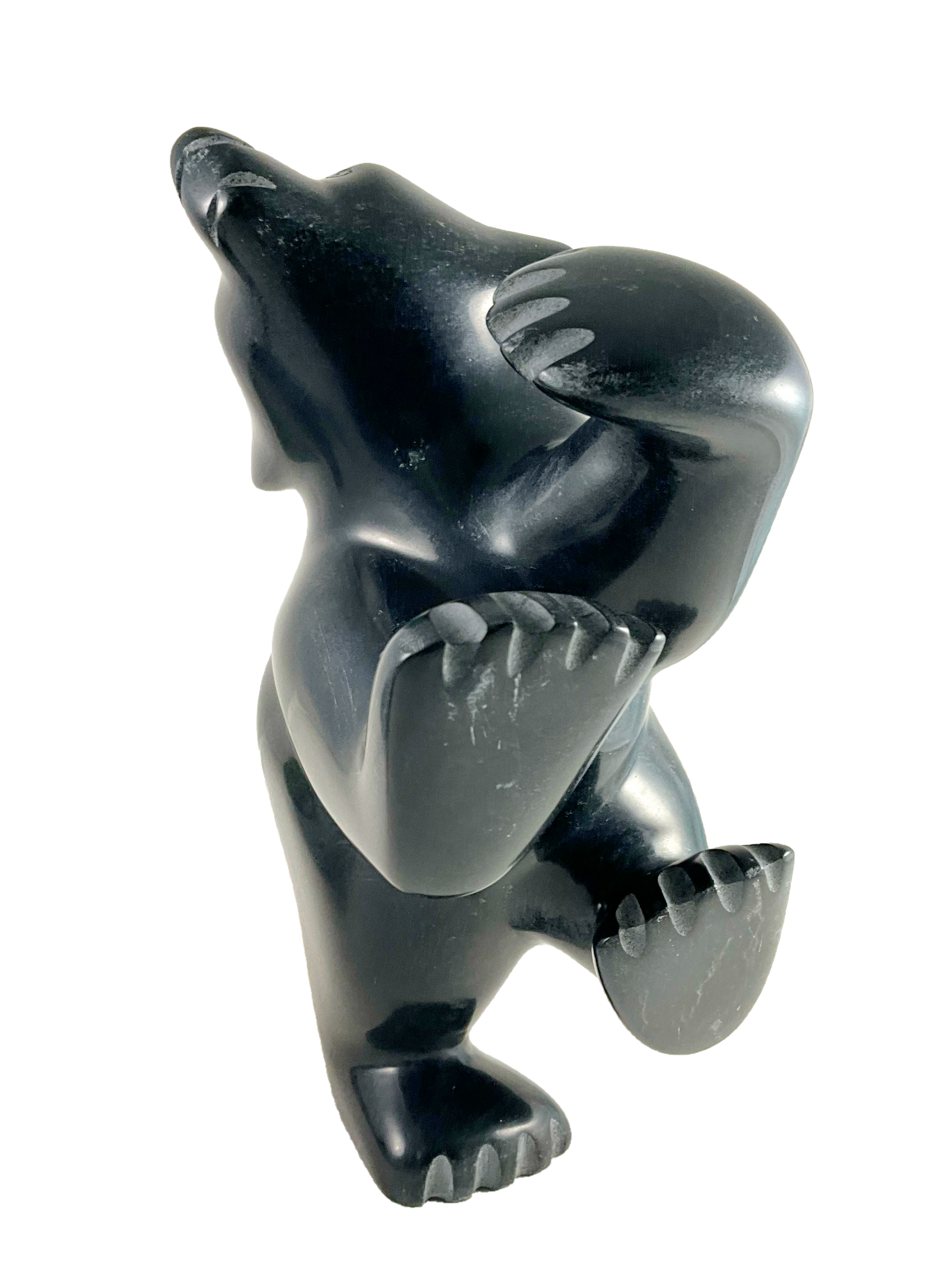 Dancing bear by Ottokie Samayuallie
