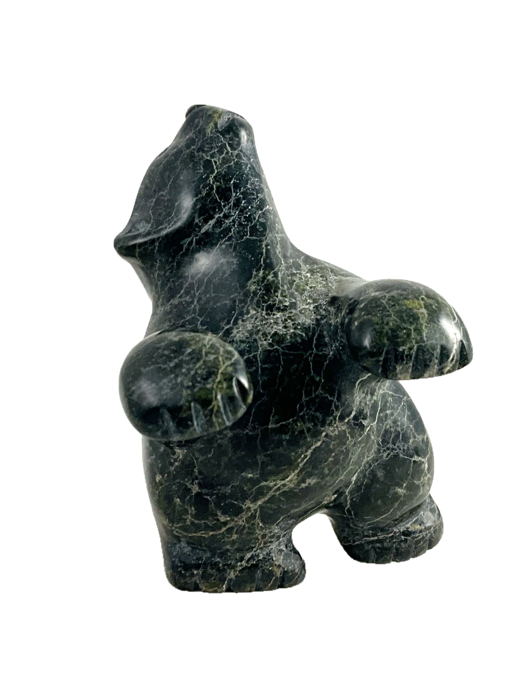 Dancing bear by Markoosie Papigatok