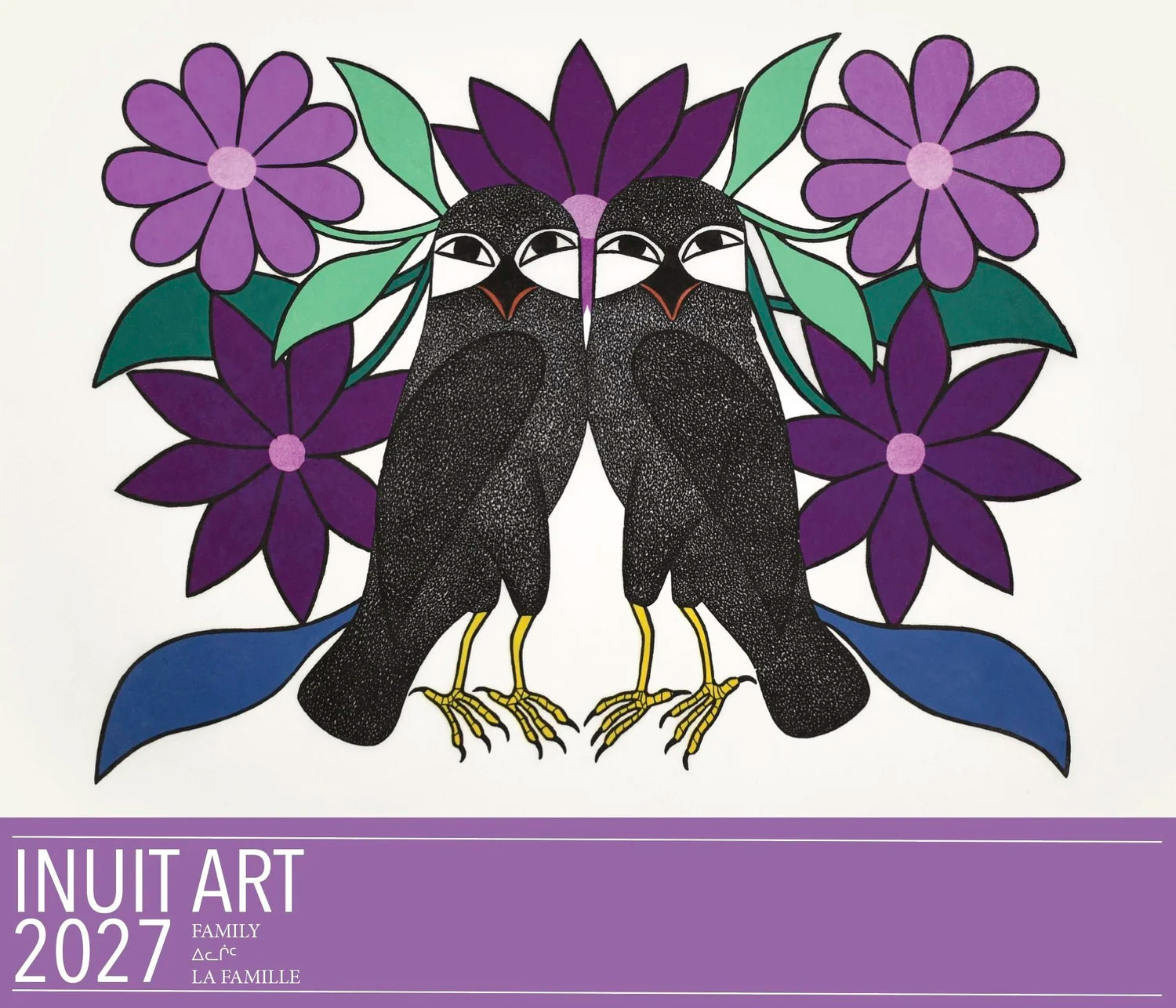 3X Inuit Art Cape Dorset 2024 Kalender 