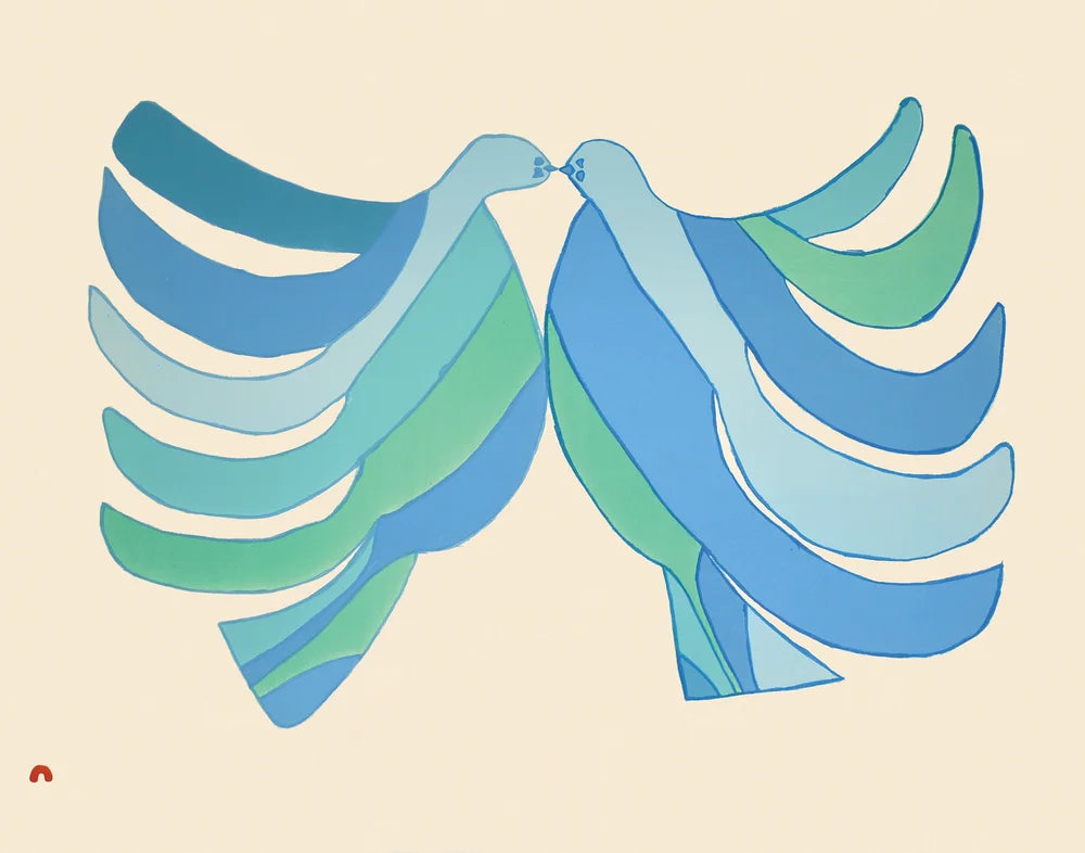 Love Doves by SAIMAIYU AKESUK From the cape dorset 2026 print collection 
