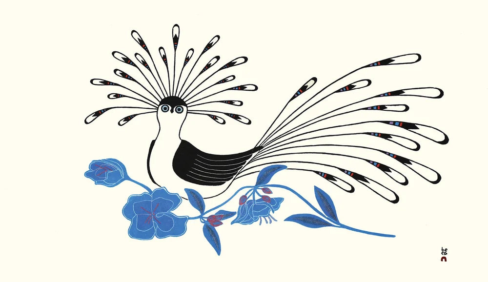 Owl in Bloom by PADLOO SAMAYUALIE From the cape dorset print collection 2026