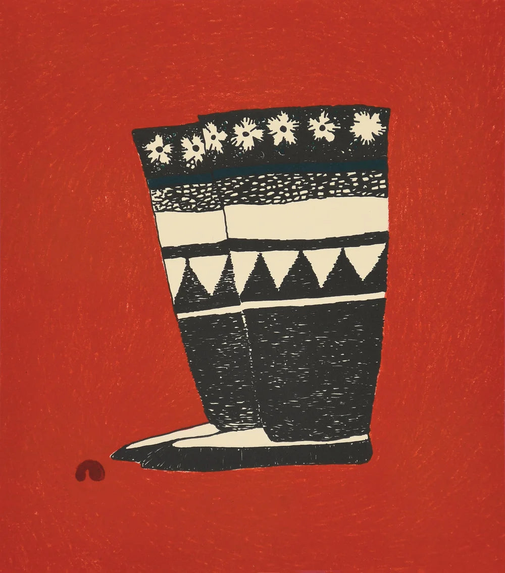 Urqujuuk (Warmth) by NINGIUKULU TEEVEE From the cape dorset annual print collection 