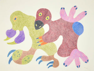 Creatures, drawing by Meelia Kelly