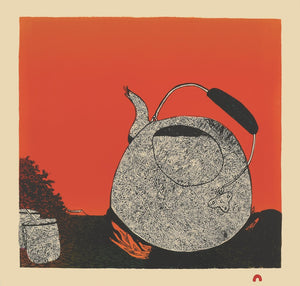 Whistling Teapot by Ningiukulu Teevee