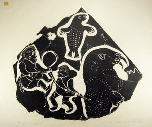 Walrus and Seal hunting by Unidentified Artist