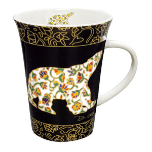 Dawn Oman Spring Bear Porcelain Mug (package of 3)
