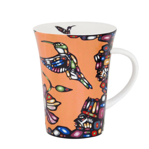 Tasse en porcelaine colibri John Rombough 