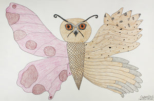 Butterfly-owl by Ooloosie Saila