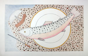 Fish plate by Qavavau Manumie