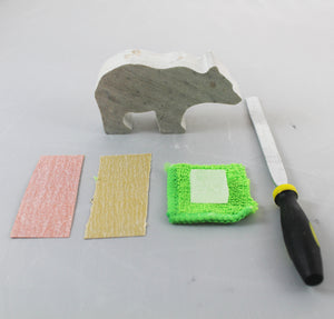 BEAR SOAPSTONE CARVING KIT