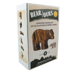 BEAR SOAPSTONE CARVING KIT