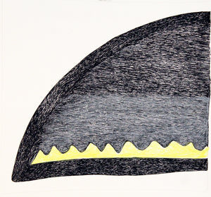 Kudlik, Öllampe (Zeichnung) von Ningeokuluk Teevee