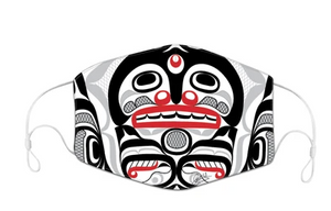 Curtis Wilson Killer Whale Crosshatch Masque facial réutilisable (paquet de 3 masques)