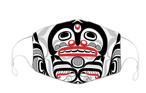 Curtis Wilson Killer Whale Crosshatch Reusable Face Mask ( 3 masks package)