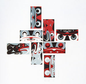 Pacific Spirit 2000 (Frogs) by Susan Point