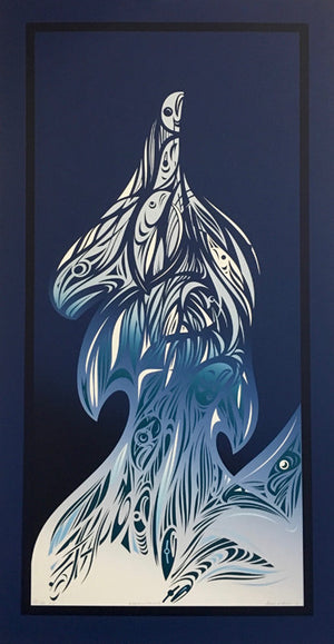Enduring Spirits (Pacific Salmon Forest) by Susan Point